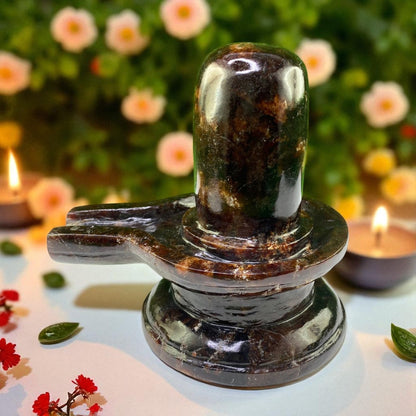 Natural Rarest Hessonite Garnet Shivlingam – Powerful Vedic Healing Stone