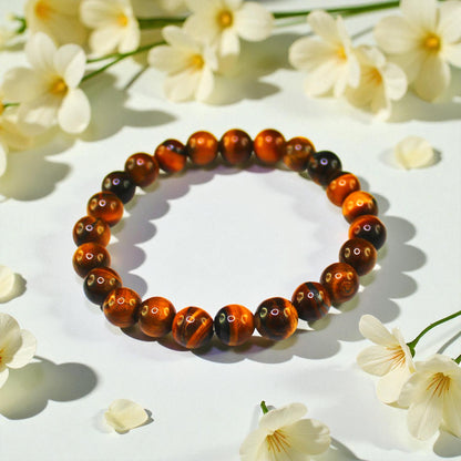 Natural Gemstone Stretch Bracelets – Round Beads