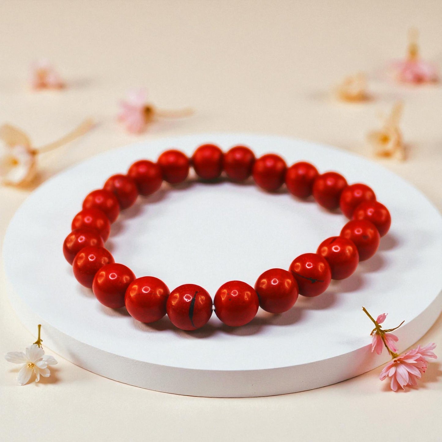 Natural Gemstone Stretch Bracelets – Round Beads