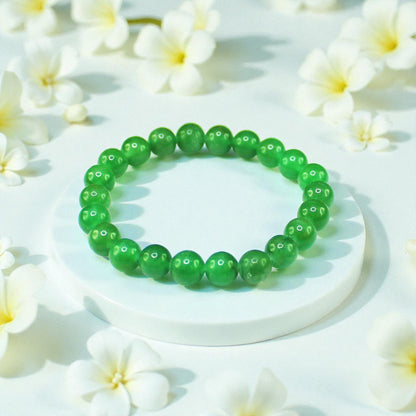 Natural Gemstone Stretch Bracelets – Round Beads